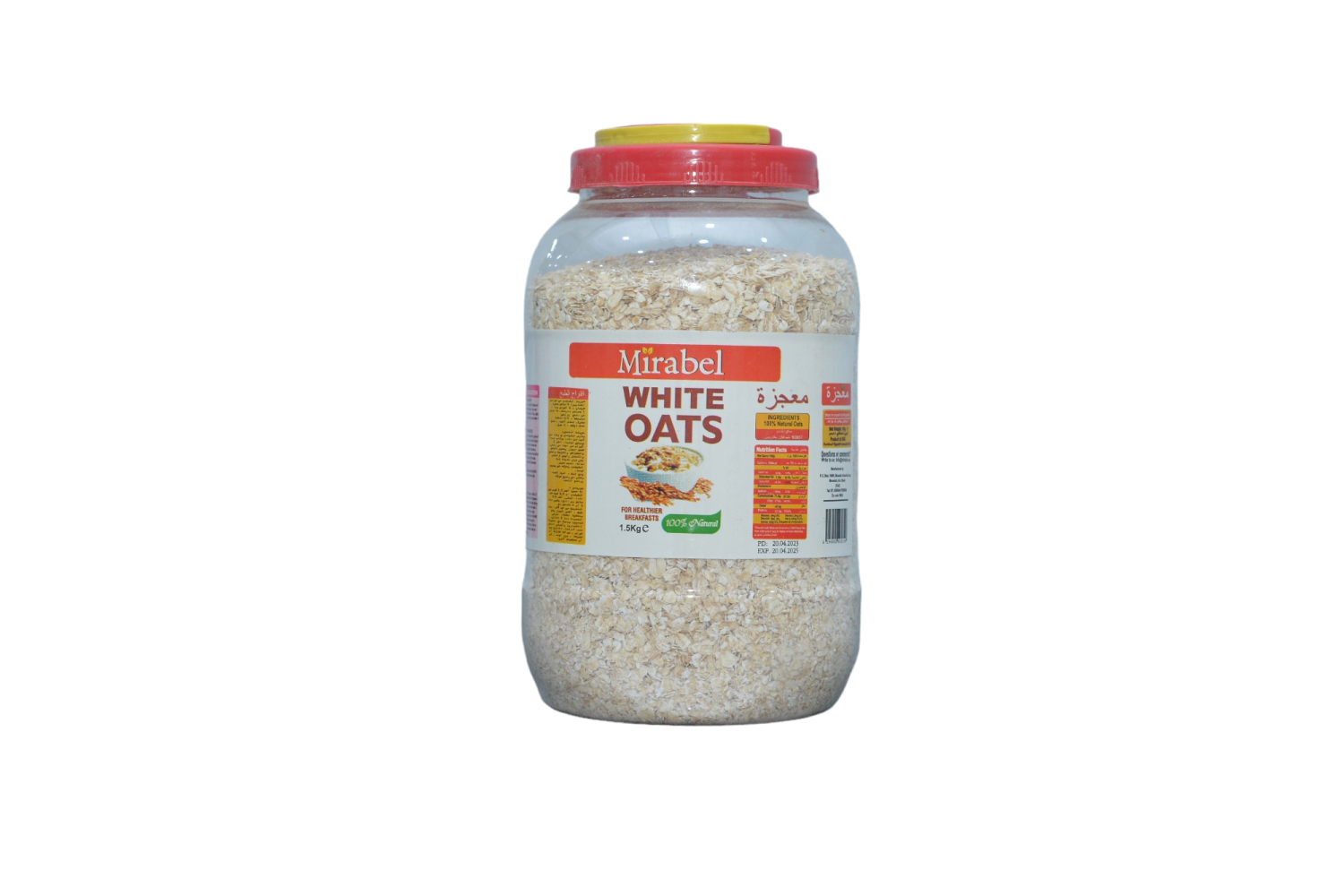 Mirabel White Oats 1.5kg